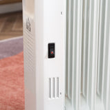 easycomfort easycomfort calorifero a olio a 9 elementi 3 livelli di riscaldamento e timer 42 5x24x63cm bianco