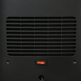 easycomfort termoventilatore a 3 modalita di riscaldamento con 3 temperature regolabili 33.7x25.5x60.4 cm nero