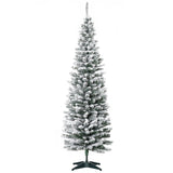 easycomfort easycomfort albero di natale artificiale innevato 180cm con rami 390 base rimovibile decorazioni natalizie