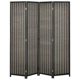 easycomfort easycomfort separe pieghevole a 4 pannelli struttura in legno e bambu fantasia