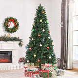 easycomfort easycomfort albero di natale 210cm artificiale pieghevole con base rimovibile 1046 rami in pvc e acciaio verde