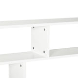 easycomfort easycomfort libreria a muro moderna in legno a 4 livelli 94x19 5x80cm bianco