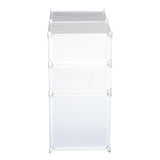 easycomfort easycomfort armadio modulare scarpiera in plastica guardaroba scaffale portascarpe 753773cm bianco ean 8054111842181