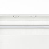easycomfort easycomfort armadio guardaroba in truciolato bianco con appendiabiti e 2 cassetti scorrevoli per camere da letto 100x60x200 cm
