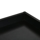easycomfort easycomfort set 2 comodini sospesi in truciolato nero per camera da letto e soggiorno 40x30x19 5 cm nero