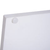 easycomfort easycomfort tavolino da caffe 2 ripiani aperti design moderno salotto soggiorno legno 40x40x43cm bianco ean 8054111841382