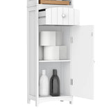 easycomfort easycomfort mobiletto a colonna bagno salvaspazio in mdf bianco armadietto bagno multifunzione per camera con 3 ripiani 34x24x170cm ean 8054111847384