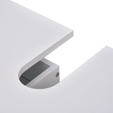 easycomfort easycomfort mobiletto sottolavabo e copricolonna per il bagno in legno bianco con 2 cassetti e taglio a u 67 x 36 x 52cm ean 8054111848138