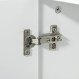 easycomfort easycomfort mobile sotto lavabo bagno a u con 2 ante e ripiano interno regolabile 60x30x60cm