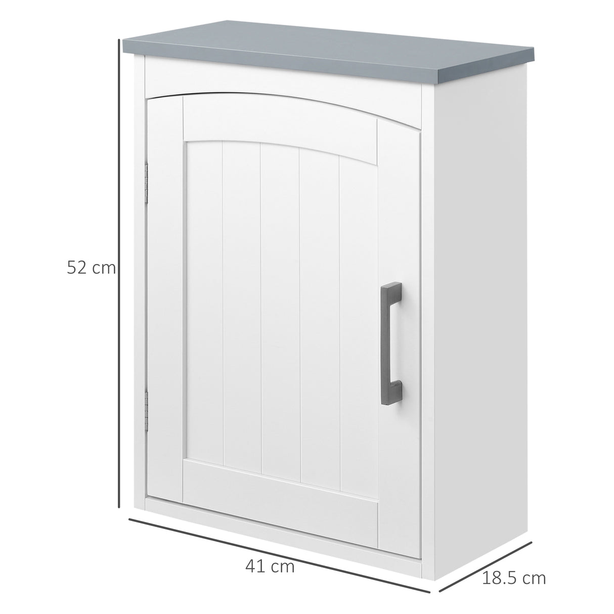 easycomfort easycomfort mobile pensile bagno a unanta con mensola regolabile 41x18 5x52cm bianco e grigio