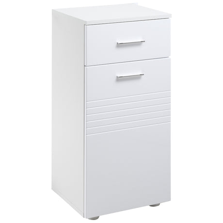 easycomfort easycomfort mobile bagno in legno con cassetto e armadietto 1 anta con mensole 35x30x77 5cm