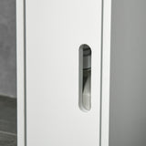 easycomfort easycomfort colonna bagno con mensole e armadietti mobile alto salvaspazio in legno 15x17x120cm bianco