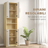 easycomfort easycomfort mobile bagno in truciolato bianco con 2 armadietti con ante e 2 ripiani aperti 53x33 5x195 7 cm