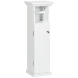 easycomfort easycomfort mobile bagno con porta carta igienica e armadietto in legno mdf 21 5x17 8x66 5cm bianco