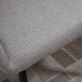 easycomfort easycomfort set di 2 sedie imbottite moderne con rivestimento in tessuto sedie per soggiorno e salotto grigio chiaro