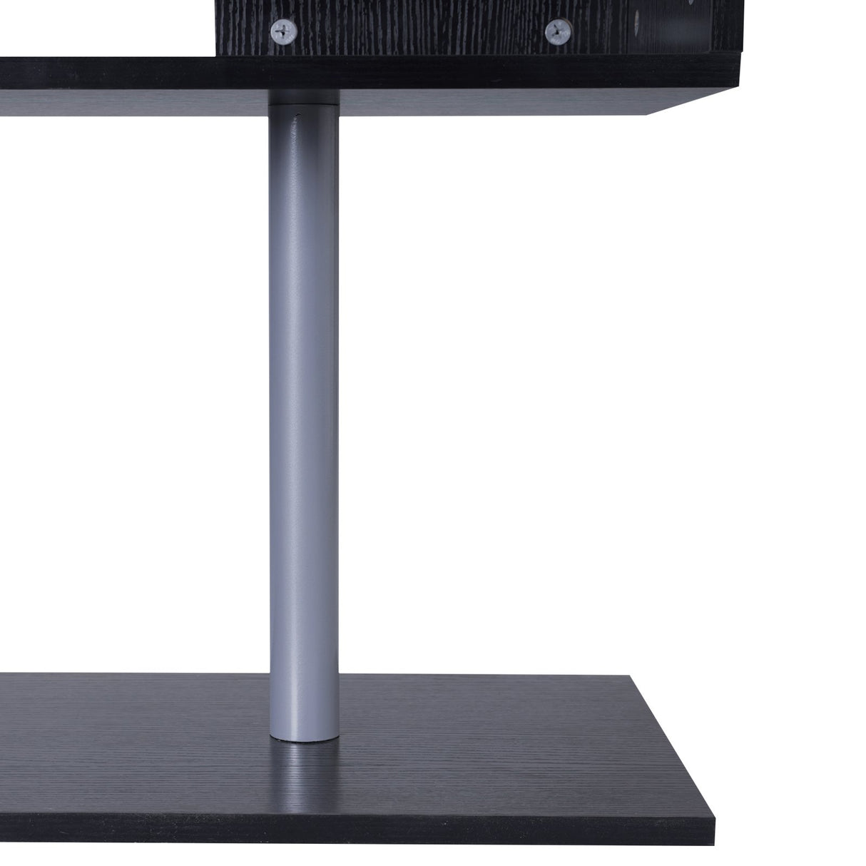 easycomfort easycomfort scrivania angolare per computer con scaffali girevole a 360forma l in legno ean 8054111846684