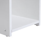 easycomfort easycomfort scrivania per computer porta pc moderna salvaspazio scrivania da uffcio con ripiano per cpu e mensola tastiera estraibile in legno 80x45x75cm bianco