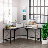 easycomfort easycomfort scrivania spaziosa nera e finitura in rovere perfetta postazione da lavoro per casa e ufficio a forma di l con soluzione angolare finitura in rovere 150x150x76cm nera ean 8054144134499