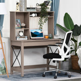 easycomfort easycomfort scrivania scaffale con libreria sopra in legno per camera cameretta o ufficio salvaspazio 105x50x137 5cm ean 8054144132228