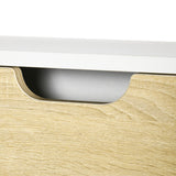 easycomfort easycomfort scrivania a muro pieghevole e salvaspazio con ripiani per casa e ufficio in truciolato 100x18x74 cm