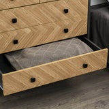 easycomfort easycomfort cassettiera per camera da letto con 5 cassetti in legno stile vintage industriale ean 8054111849449