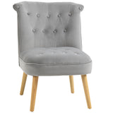 easycomfort easycomfort sedia moderna per soggiorno e sala da pranzo con seduta imbottita e tessuto vellutato 60x66x79 cm grigia