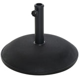 easycomfort easycomfort base per ombrellone da giardino in cemento per ombrelloni con palo di 35mm 38mm 48mm nero 50x37cm