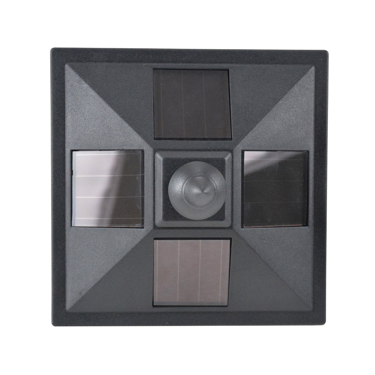 easycomfort easycomfort lampione da giardino led a pannelli solari nero 120cm