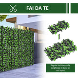 easycomfort easycomfort rotolo siepe sempreverde artificiale sintetica finta 1 3m recinzione