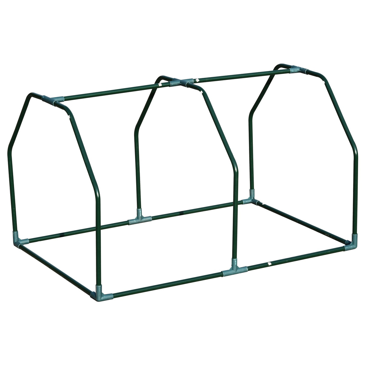 easycomfort mini serra da giardino e balcone in plastica pe e acciaio con chiusura a zip 99x71x60 cm