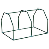 easycomfort mini serra da giardino e balcone in plastica pe e acciaio con chiusura a zip 99x71x60 cm