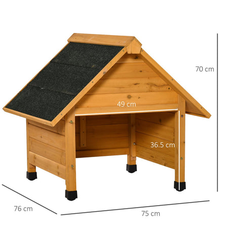 easycomfort easycomfort casetta per robot tagliaerba in legno piedini rialzati tetto inclinato