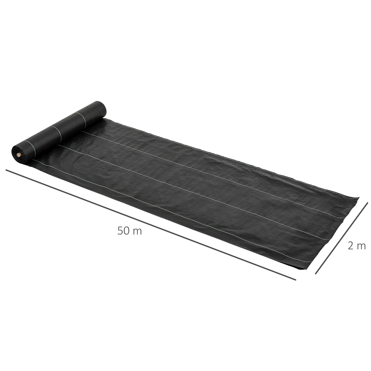 easycomfort easycomfort telo nero pacciamatura 50x2m per orto serra giardino drenante e traspirante con quadrettatura