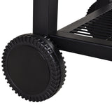 easycomfort easycomfort forno per pizza barbecue a carbonella in acciaio inox 50x36x160cm