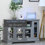 easycomfort easycomfort lampada antizanzare 30w 48.5x8.5x26.5cm