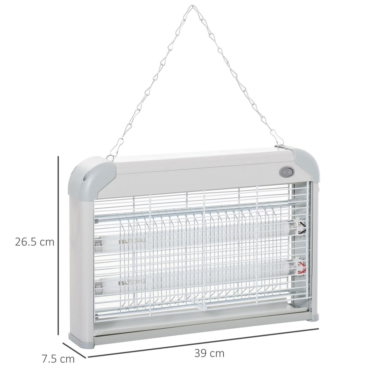 easycomfort easycomfort zanzariera elettrica 20w elettroinsetticida da esterno e interno con lampada antizanzare a led per 60m