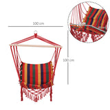 easycomfort easycomfort amaca sedia sospesa in poliestere colorata 100x60x100cm