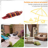 easycomfort easycomfort amaca sedia sospesa in poliestere colorata 100x60x100cm