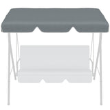 easycomfort tettuccio di ricambio per dondolo in poliestere con protezione uv50+ 192x144cm grigio scuro