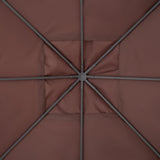 easycomfort easycomfort tetto di ricambio telo sostitutivo per gazebo traspirante 3x3m