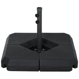 easycomfort easycomfort base per ombrelloni 4 mattonelle da riempire con acqua o sabbia