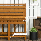 easycomfort easycomfort set da giardino 2 in 1 tavolo e sedie da giardino o panca da giardino per 2 persone color teak