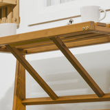 easycomfort easycomfort set da giardino 2 in 1 tavolo e sedie da giardino o panca da giardino per 2 persone color teak