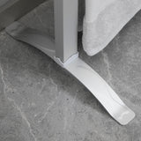 easycomfort scaldasalviette elettrico da 140w a 6 barre con temperatura 45 c 55 c in alluminio 69x36x90 cm argento