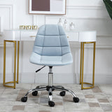 easycomfort easycomfort sedia da ufficio ergonomico sedia girevole scrivania regolabile senza braccioli azzurro 59x59x81 91cm ean 8054144136592
