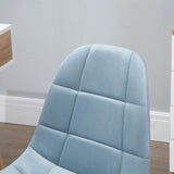 easycomfort easycomfort sedia da ufficio ergonomico sedia girevole scrivania regolabile senza braccioli azzurro 59x59x81 91cm ean 8054144136592