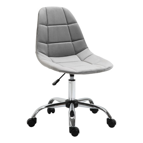 easycomfort easycomfort sedia girevole design ergonomico e regolabile senza braccioli grigio 59x59x81 91cm ean 8054144136615