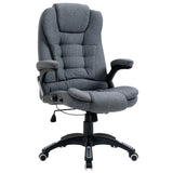 easycomfort easycomfort sedia da ufficio ergonomica reclinabile altezza regolabile e dondolamento poltrona girevole con ruote 65x72x110 120cm grigio