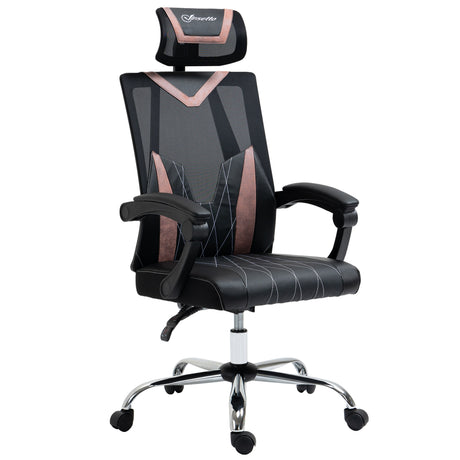 easycomfort easycomfort sedia da ufficio ergonomica inclinabile a 130 con supporto lombare e cervicale 58x62 5x112 120cm