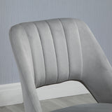 easycomfort easycomfort sedia da ufficio ergonomica e girevole sedia imbottita per scrivania con altezza regolabile grigio 49x54x79 91cm
